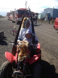 5th of July parade - Bertha's baleen float