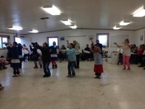 Eskimo dance on 5th of July