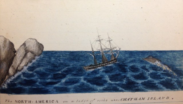 Aground at Chatham Island